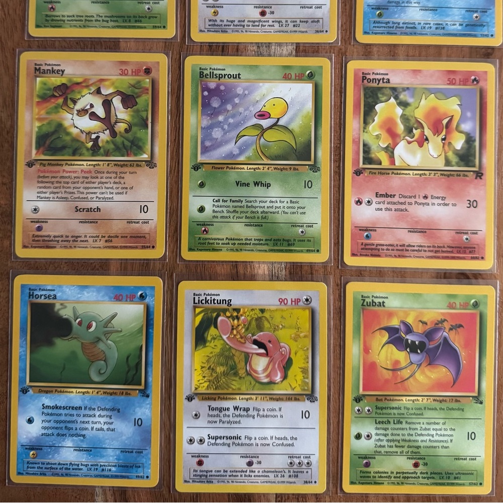 Pokemon 1st edition WOTC Card Lot 12 cards - Picture 4 of 6